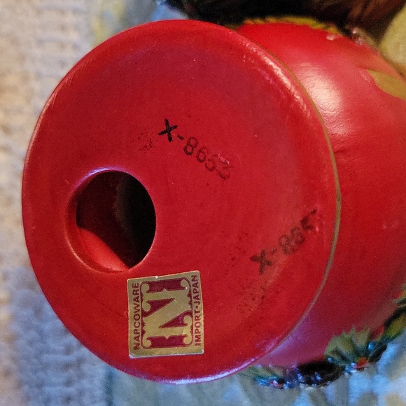 Pair Christmas candle holders - Picture 3 of 4